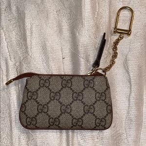 Linea Gucci GG Supreme Canvas Key Case Pouch